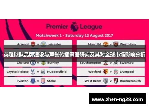 英超球队品牌建设与声誉传播策略研究及其对全球市场影响分析